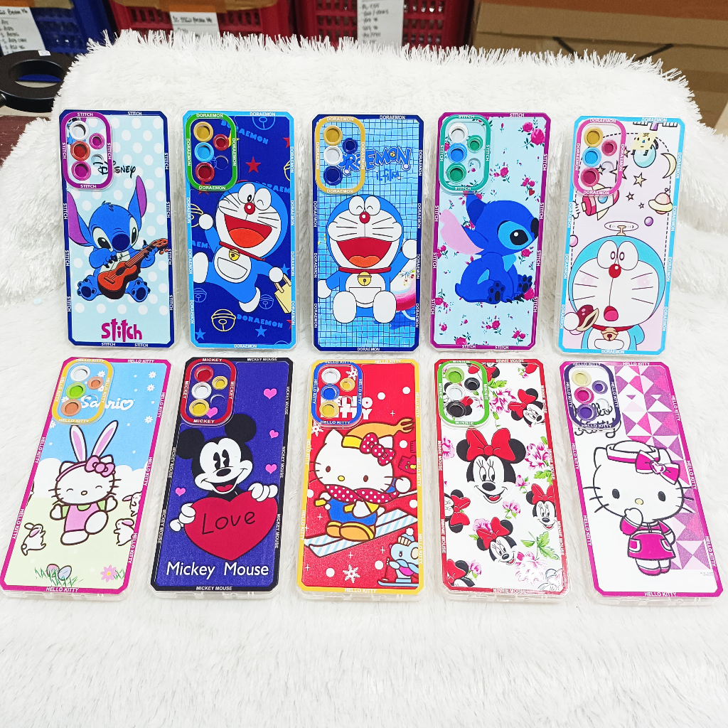 GROSIR SOFTCASE CLEAR LOVE MICKEY UNTUK SAMSUNG/OPPO/REALME/REDMI/VIVO KARAKTER LUCU