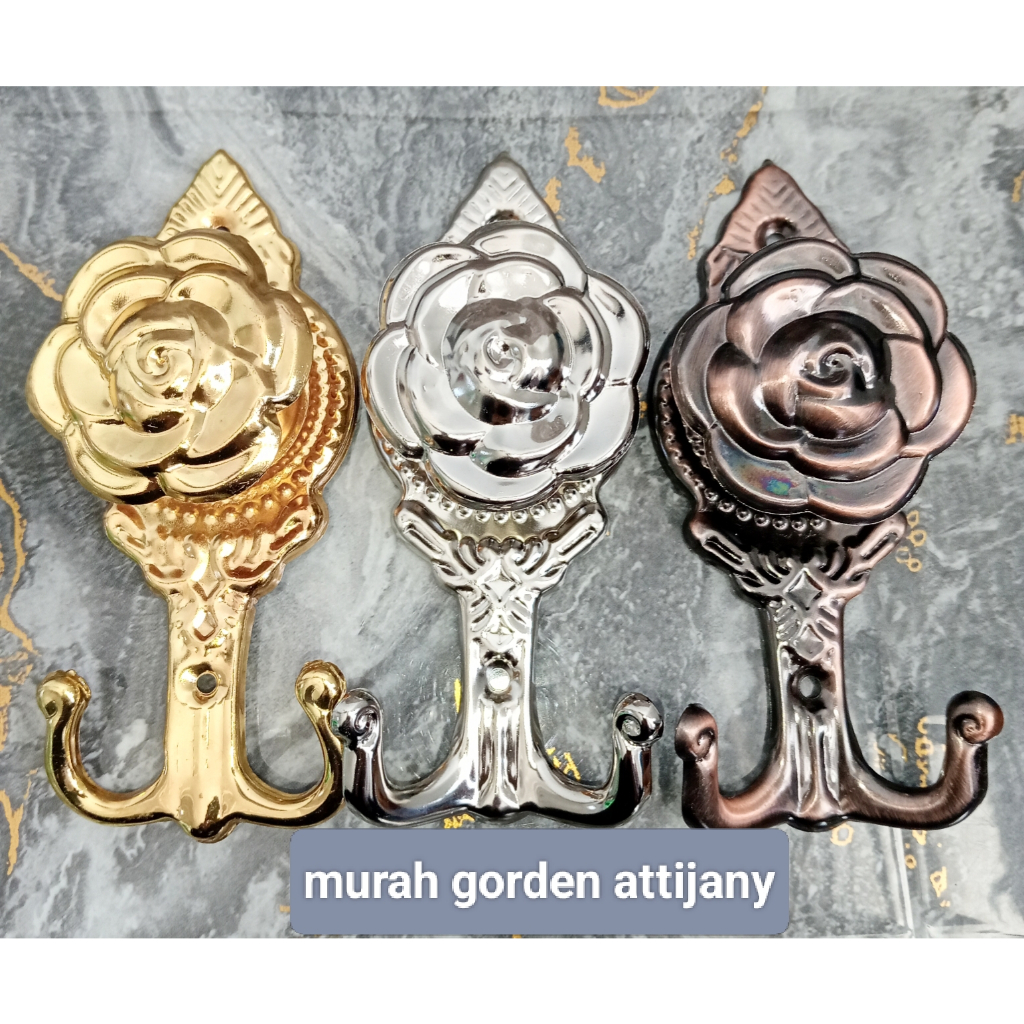 PROMO HOOK BESI GORDEN-HOOK GORDEN MAWAR-KAITAN BESI GORDEN-ASESORIS GORDEN