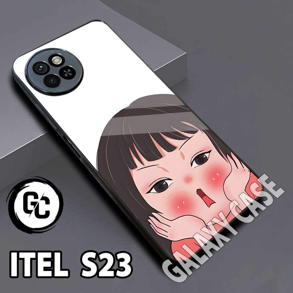 Softcase glossy ITEL S23/Case ITEL S23 Cewek/case ITEL S23 glitter/casing ITEL S23/case HP ITEL S23