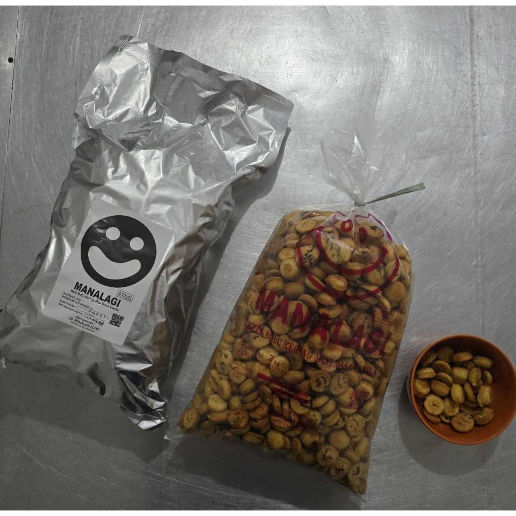 

Sehati Snack - Bolu Kering Mini Manalagi Cemilan Manis Renyah | 250gr, 500gr Ecer