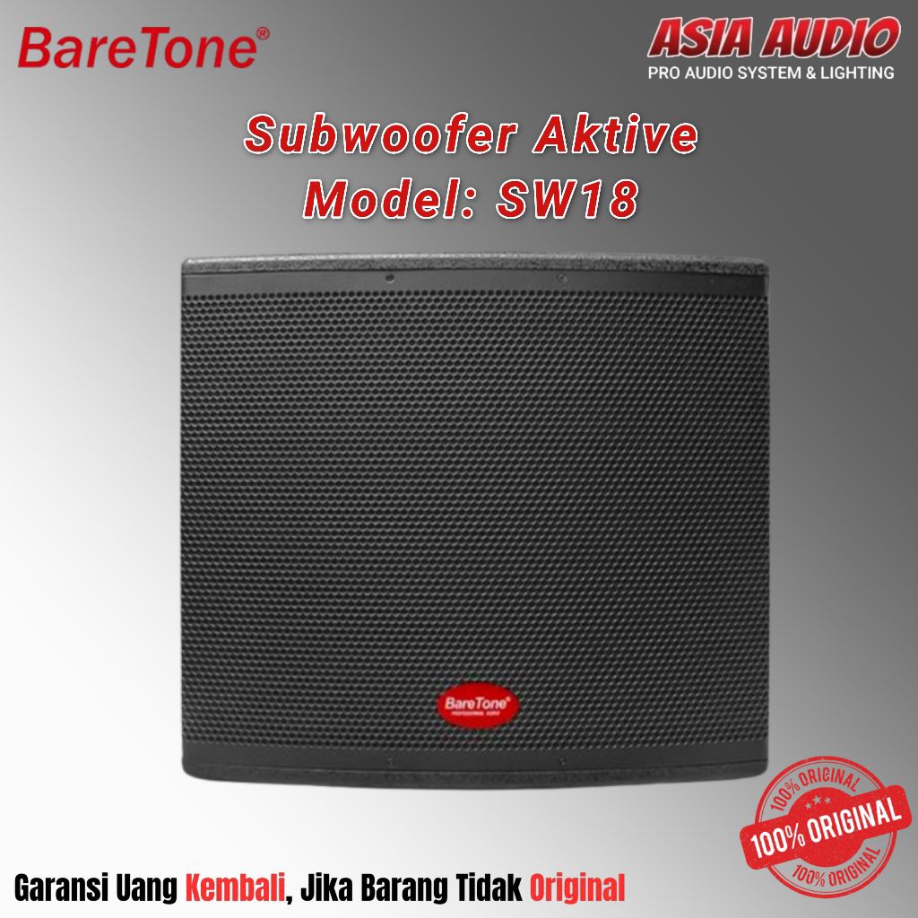 SUBWOOFER AKTIVE BARETONE SW18