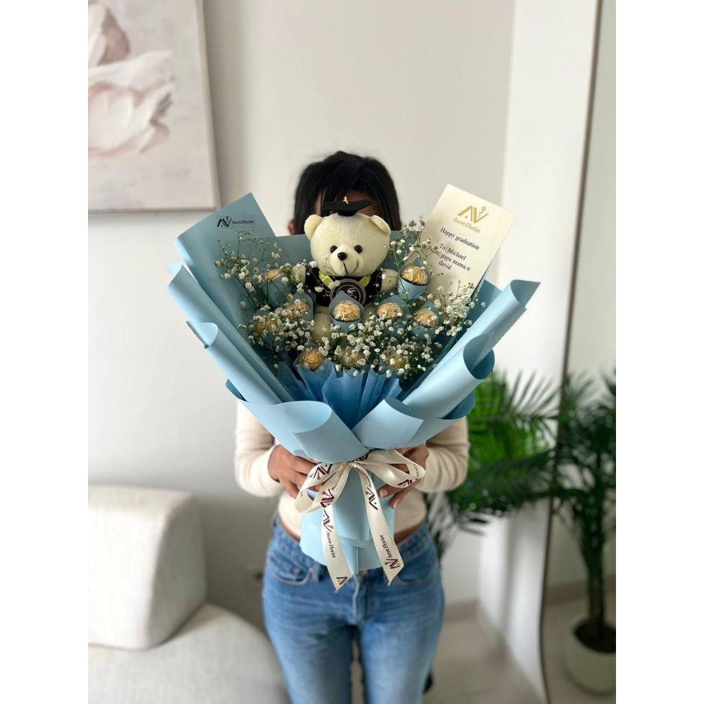 [READY] FERRERO BOUQUET BUKET FERRERO ROCHER 10 PCS