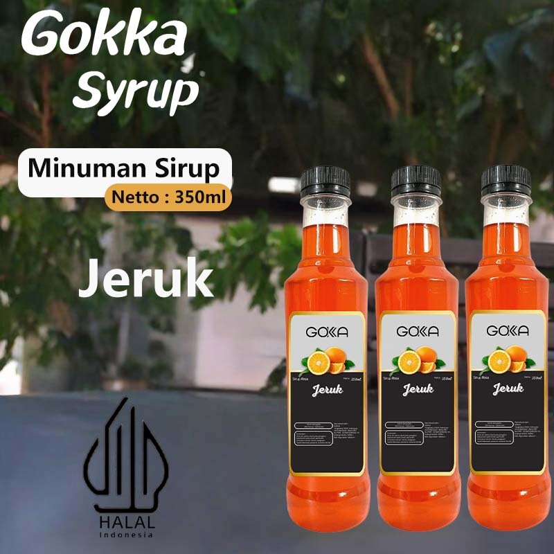 

GOKKA Syrup Minuman Sirup / Sirup Jeruk / 350ml Sirup