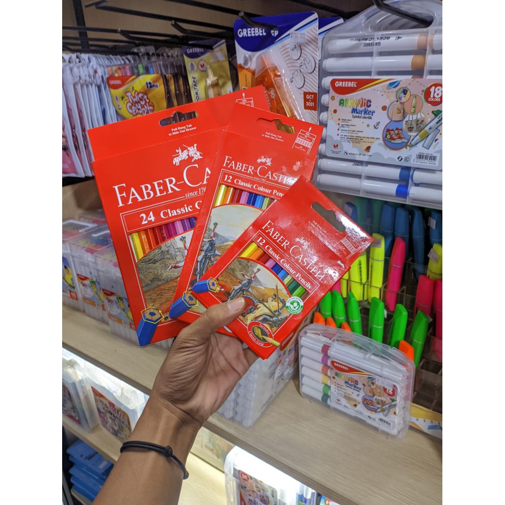 

Faber- Castell | Classic Colour Pencils | Pensil warna anak sekolah, dll