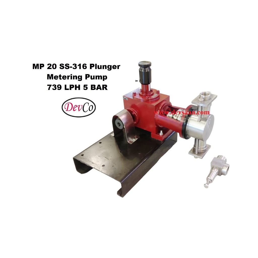 Pompa Dosing MP273905 SS-316 Plunger Metering Pump 739 LPH 5 Bar - DSMP27390566