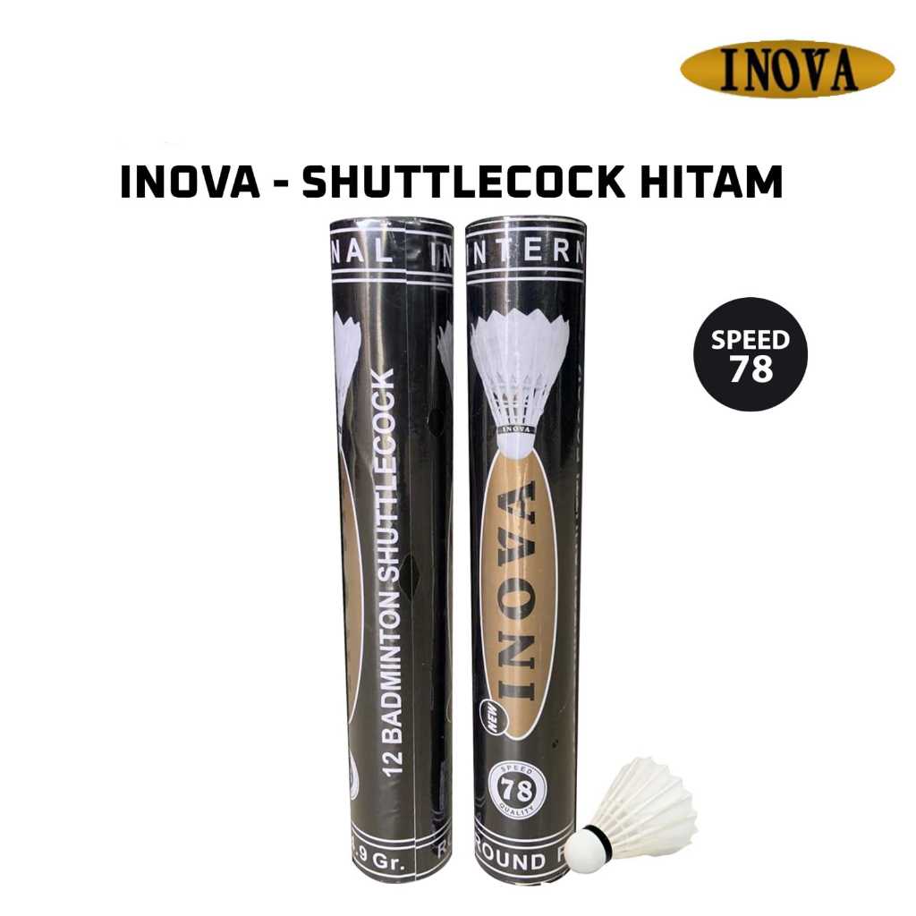 Shuttlecock Badminton Inova Hitam