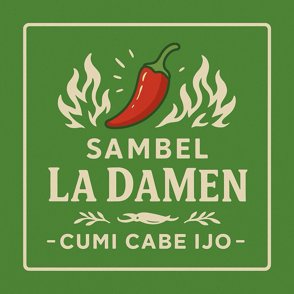 

Sambel La'Damen Pedas Nikmat Varian Baby Cumi Cabe Ijo 150gr