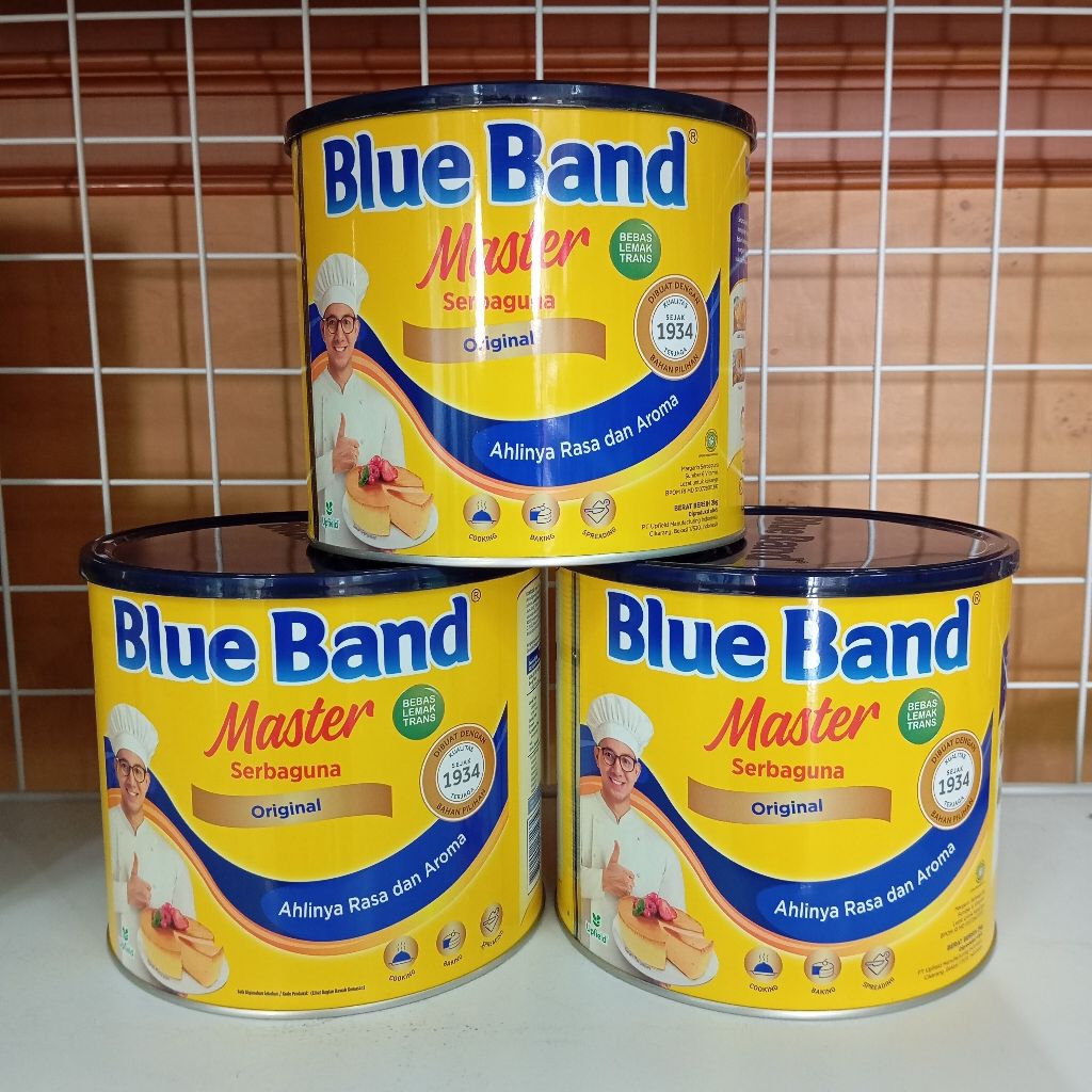 

Blueband Blue Band Master Margarin 2kg Olesan Campuran Kue Kering Lapis Cake Roti Bolu Brownies