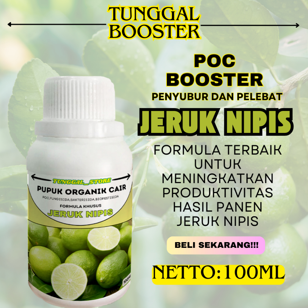 Pupuk Jeruk nipis/Pupuk Organik Cair Tanaman Jeruk Nipis/Pupuk Pelebat Jeruk Nipis/Pupuk Untuk meleb