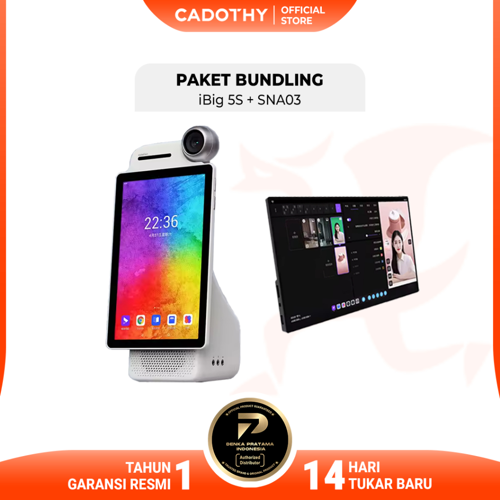 Cadothy iBig 5S All-In-One Smart Desktop Live Streaming Device Bundling with Console Pad