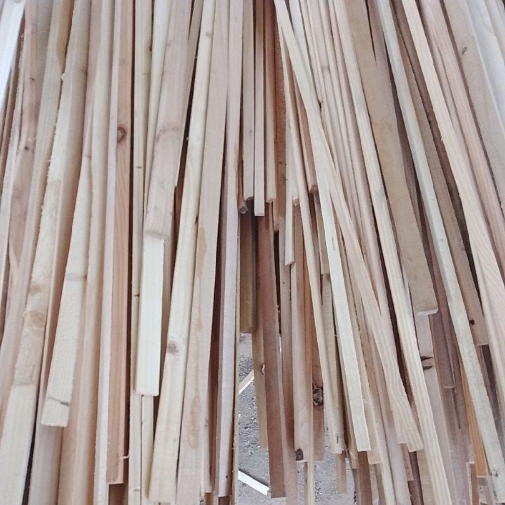 Stik murah Stik kayu jati belanda 5mmx10mmx1000/1meter Lis kayu jati belanda / pinus bahan kerajinan