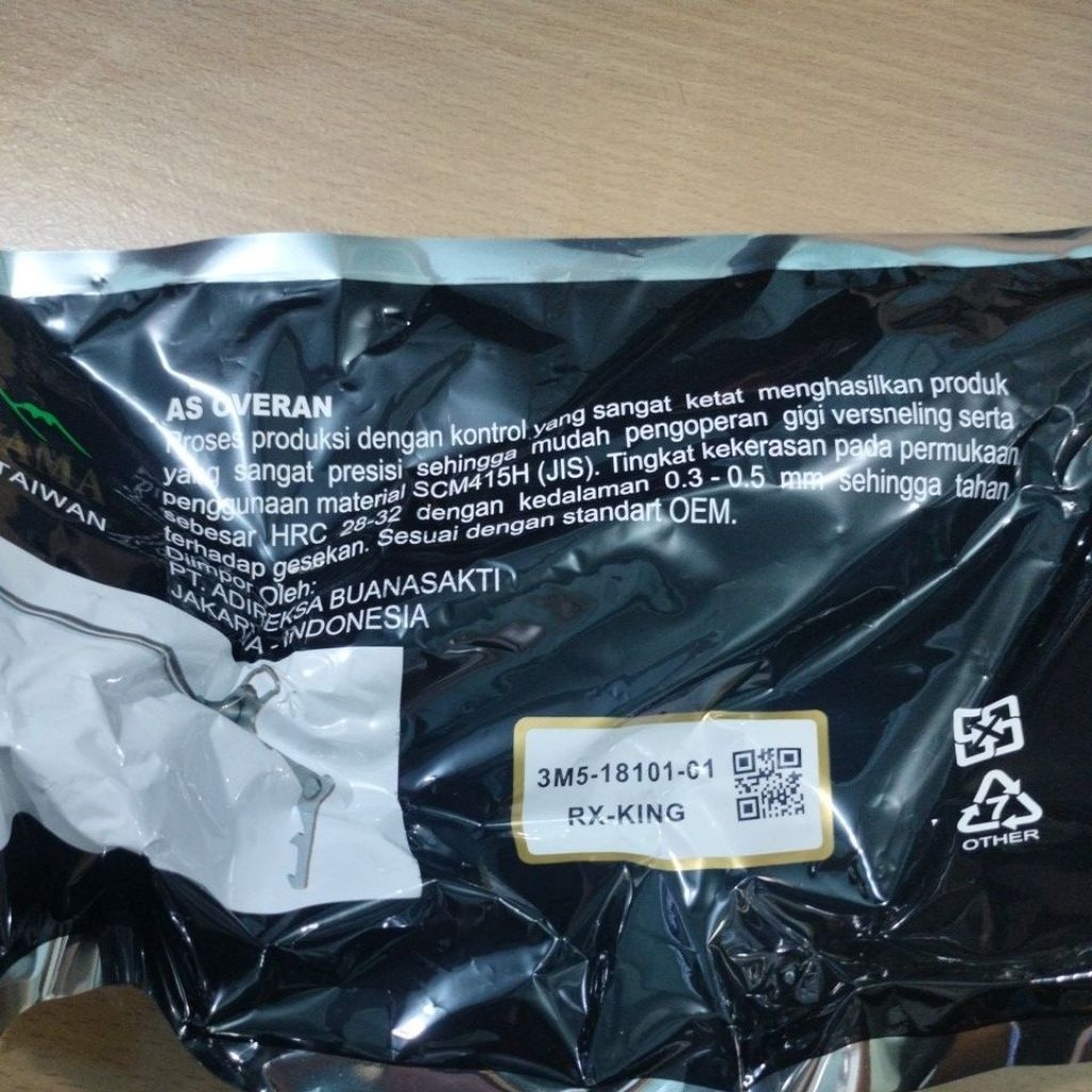 AS PERSENELING OVERAN GIGI RX KING FUKUYAMA