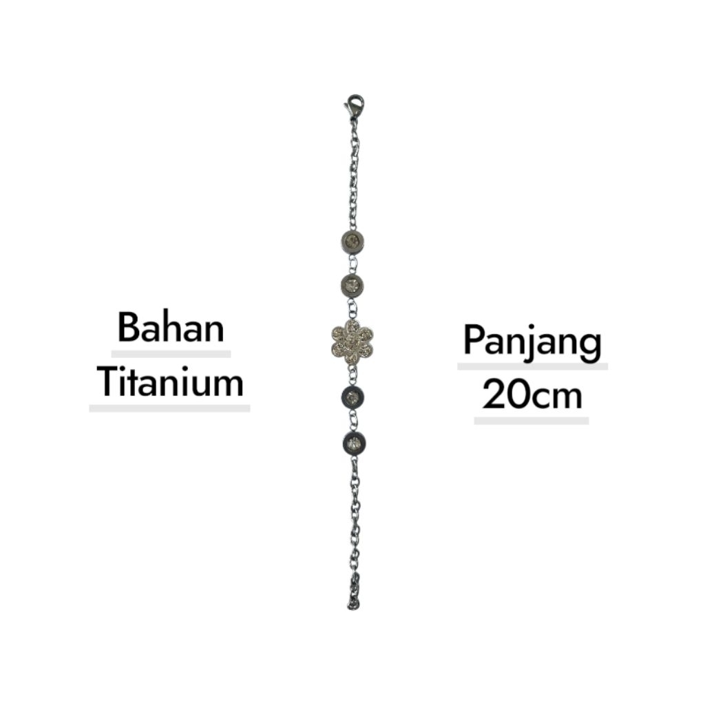 Gelang Titanium dan Xuping Cewek Perhiasan Titanium Xuping Jewellery