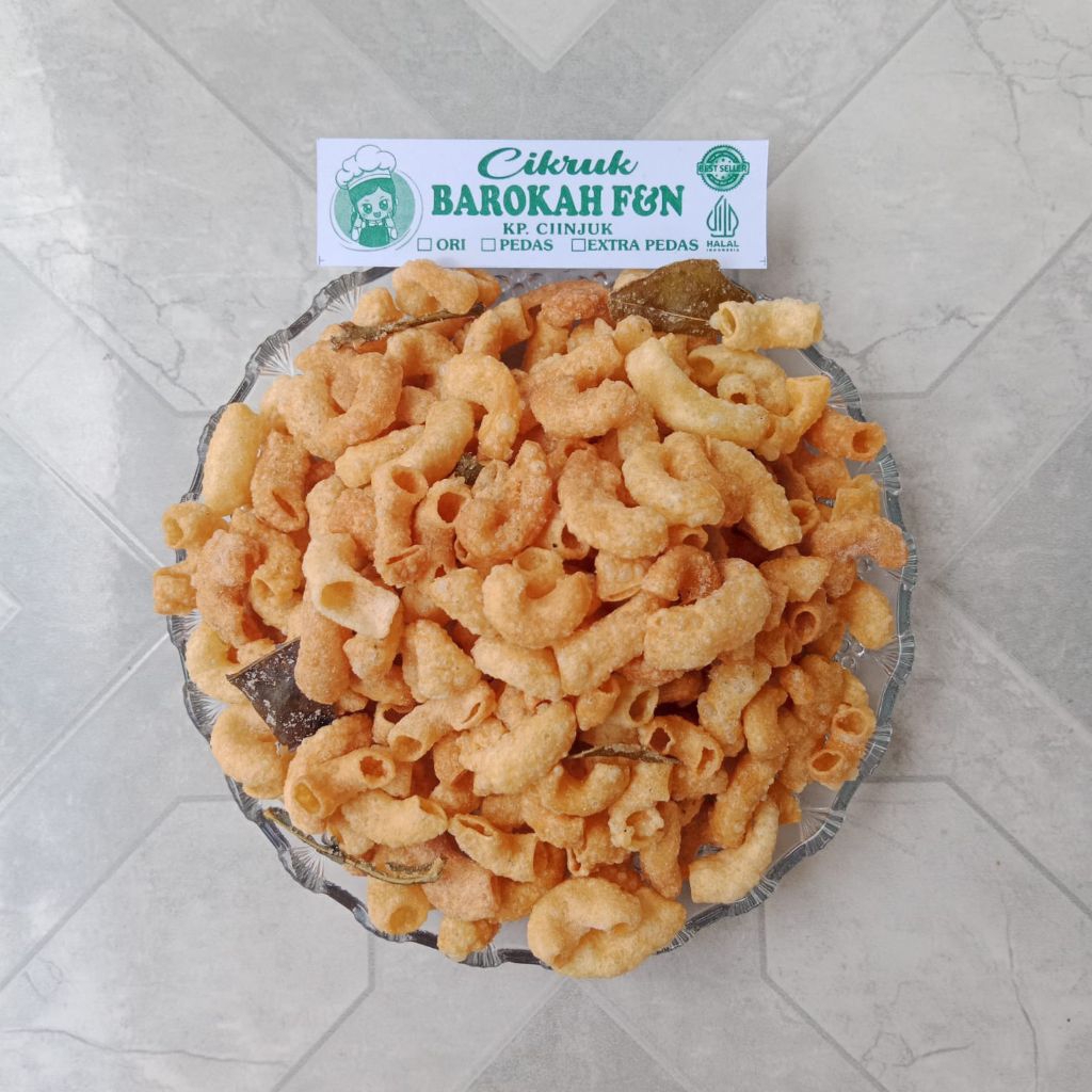 

Makaroni Cikruk Daun Jeruk 250 Gram, 500 Gram, 1 Kg Gurih Renyah