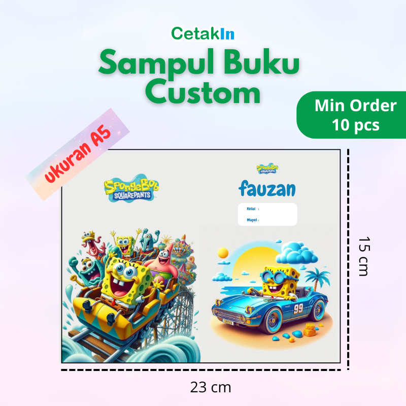 

Sampul Buku Custom Cartoon Superhero Aesthetic Series Anak Anak Untuk Ukuran A5 SIDU minimal oreder 10pcs