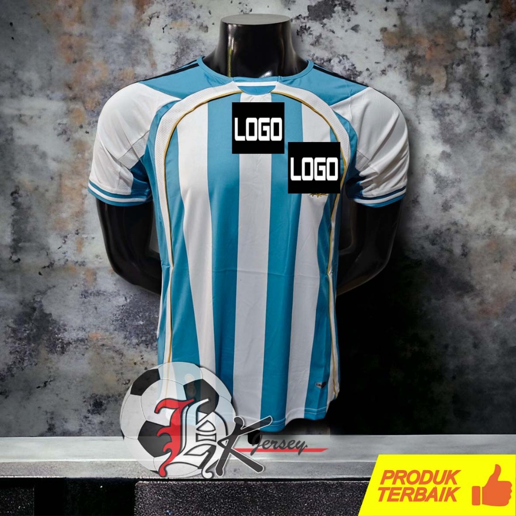 JERSEY BOLA RETRO ARGENTINA HOME 2006