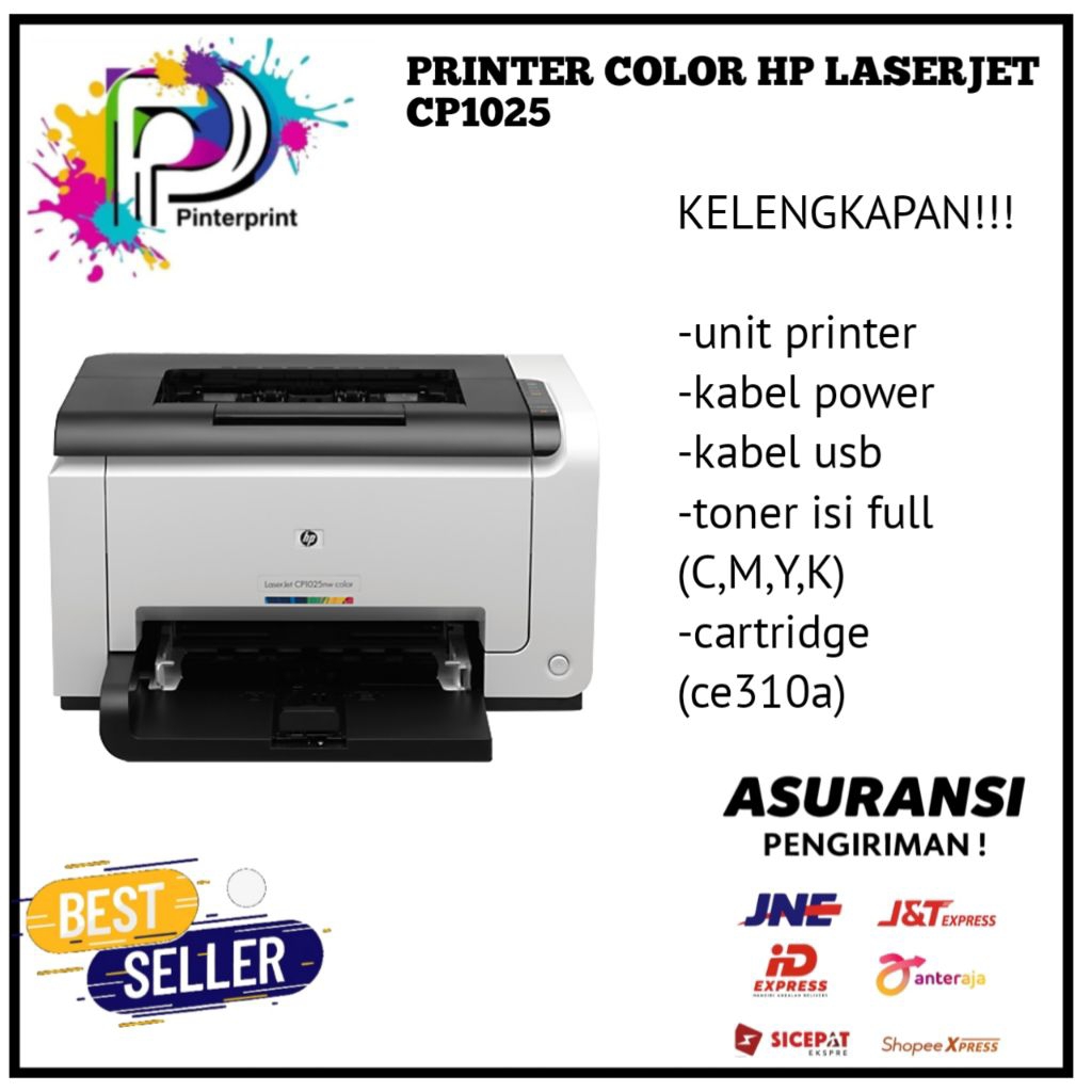 Printer warna hp Laserjet cp1025