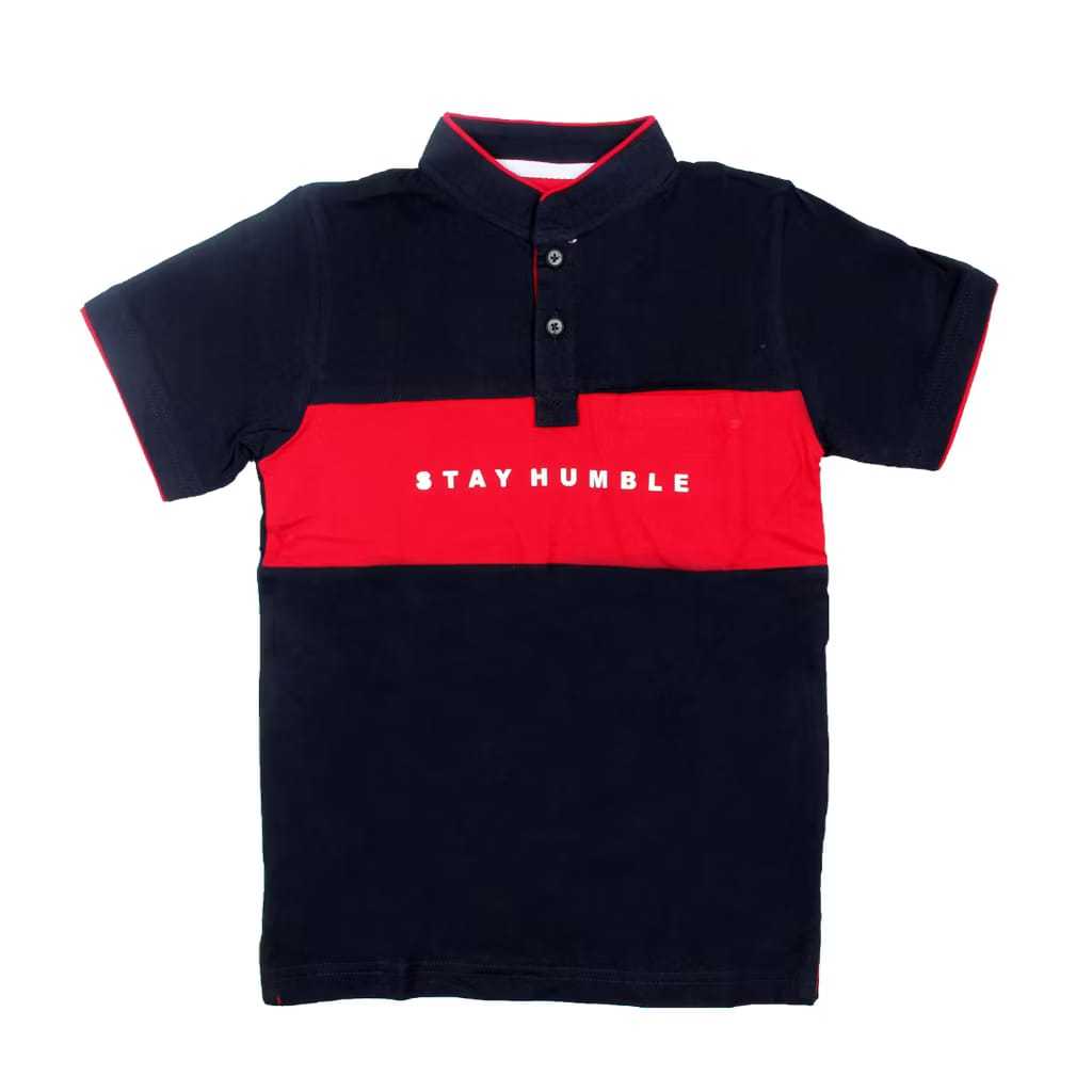 Twist Kids - Nathan C, Kaos Kerah Shanghai Bulat Anak Laki-Laki