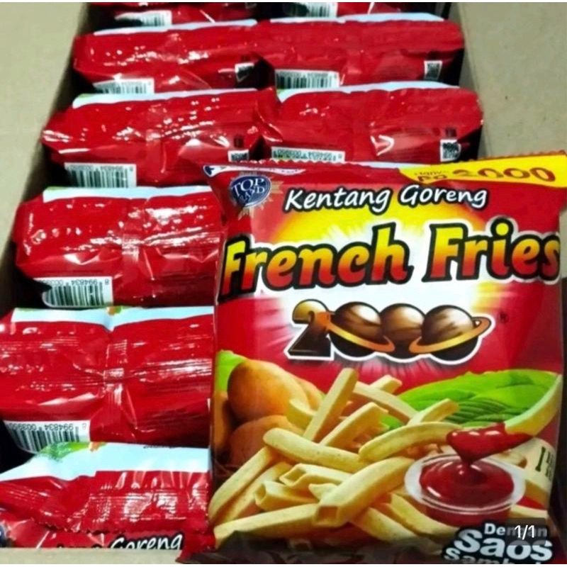 

CHIKI FRENCH FRIES KENTANG RENCENG ISI 10 PCS X 24 GRAM.