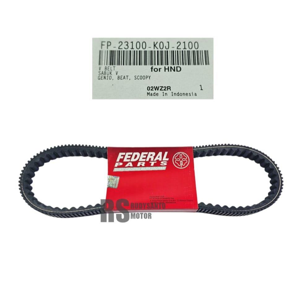 VANBELT GENIO/BEAT/SCOOPY FP-23100-KOJ-2100 FEDERAL