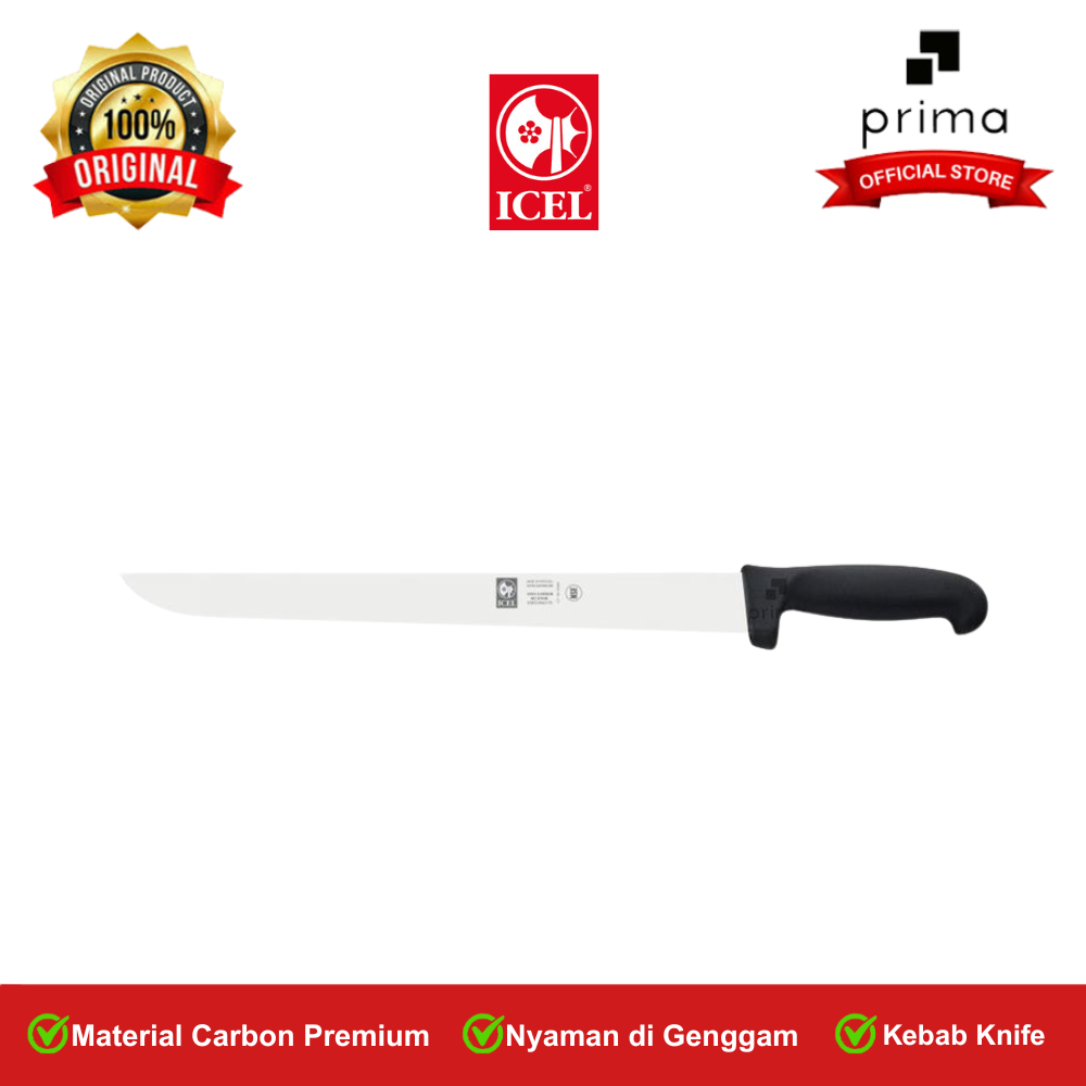 Pisau Daging - Pisau Dapur - Pisau Kebab Knife PP Black | Pisau Kebab - ICEL Kitchenware
