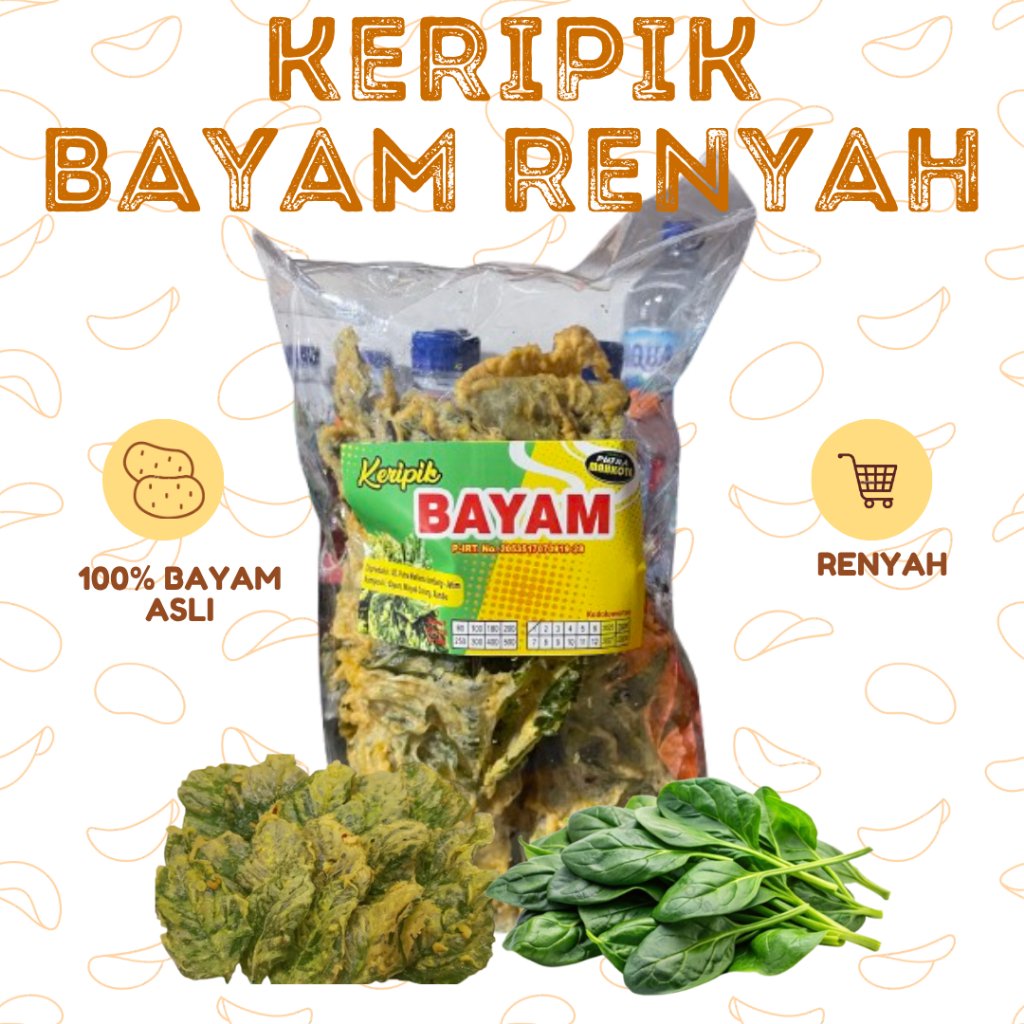

Keripik Bayam - Keripik Sayur Oleh Oleh Malang keripik sayur Keripik Bayam Crispy Gurih keripik daun bayam Kripik Bayam