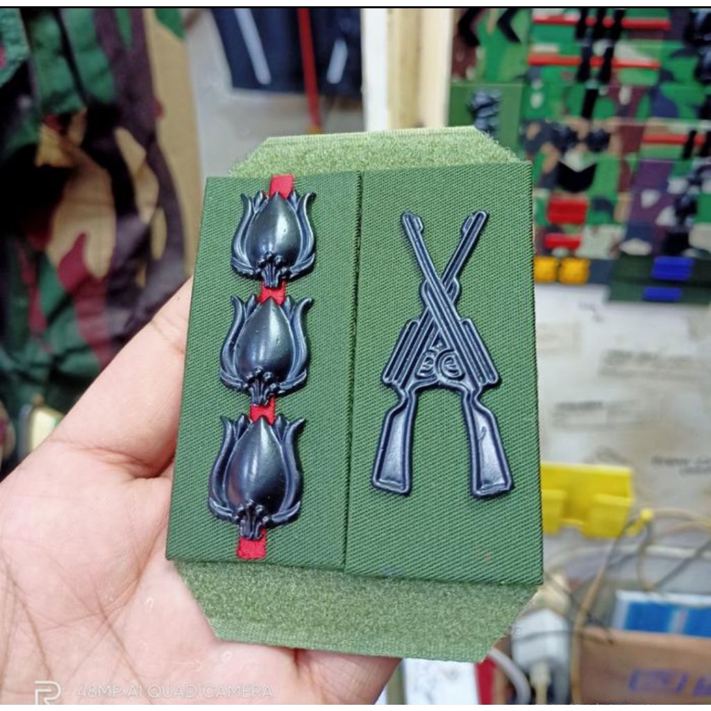 Pangkat Kerah PDL TNI Kolonel + Korps Costum