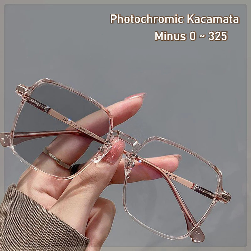 COD  Kacamata miopia pengubah warna, kacamata anti radiasi, kacamata peredup, kacamata pelindung cah