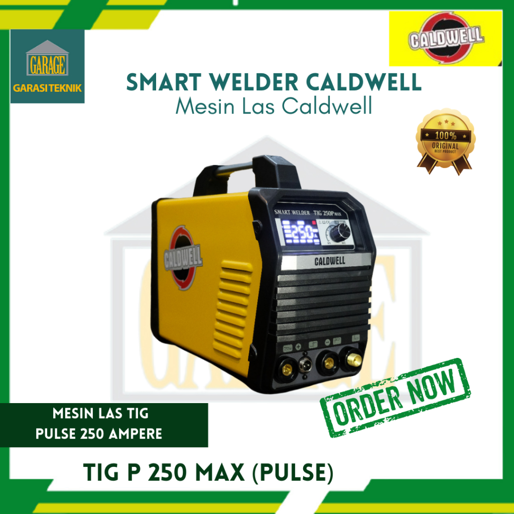 Mesin Las TIG 250 P Max Caldwell otomatis mesin las argon otomatis