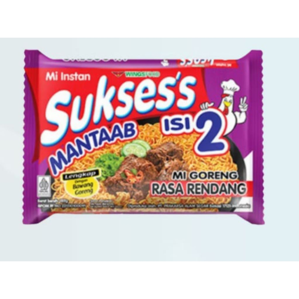 

SUKSESS MIE ISI 2 RENDANG 132gr