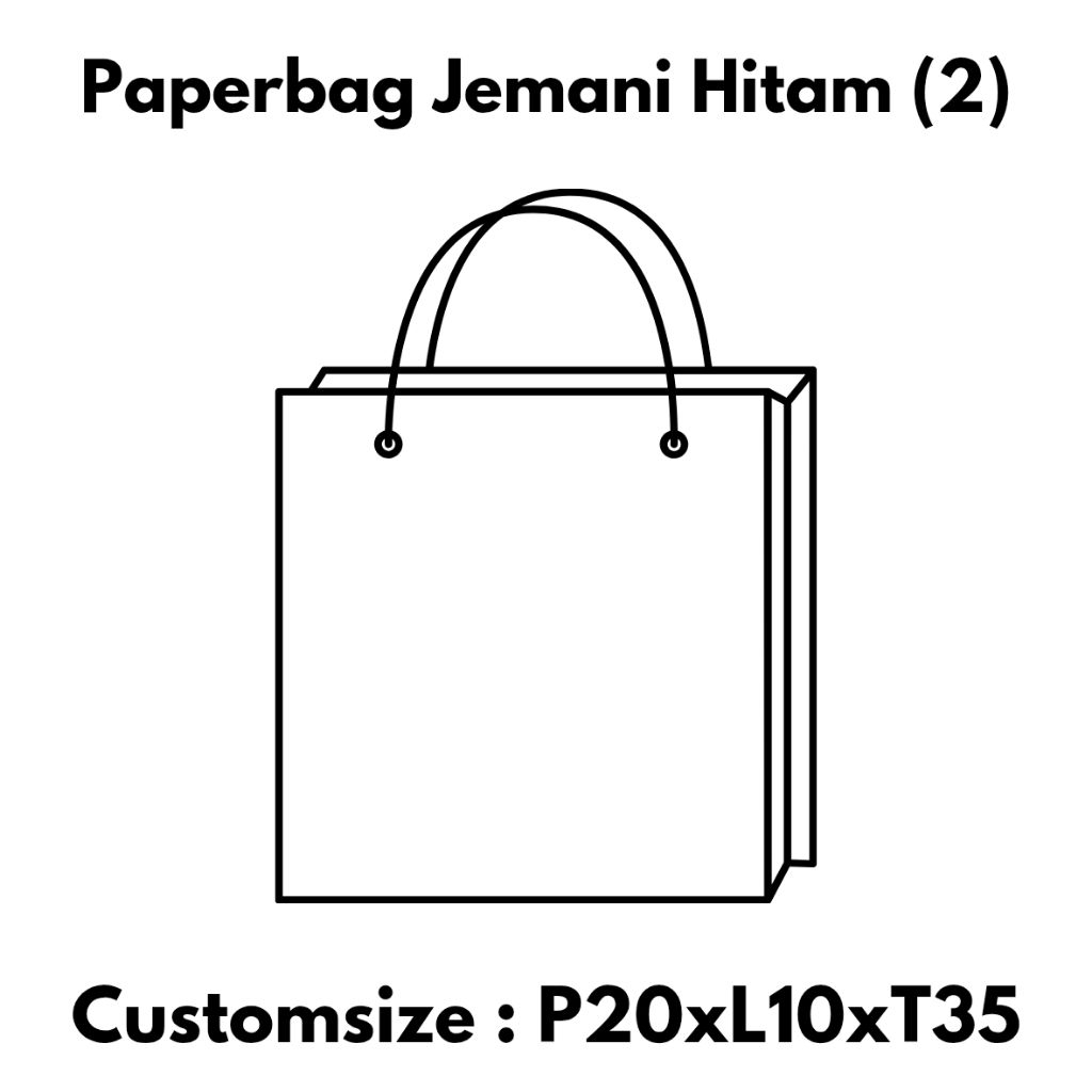 

Paper bag hitam custom desain dan ukuran (size : P 20 x L 10 x T 35) cetak sablon / paper bag butik dan distro / Paper Bag Fashion / Paper Bag Baju / Paper Bag Butik / Paper Bag Distro / Tas Butik / Paper Bag Dress / Paperbag Gamis / Packaging Baju