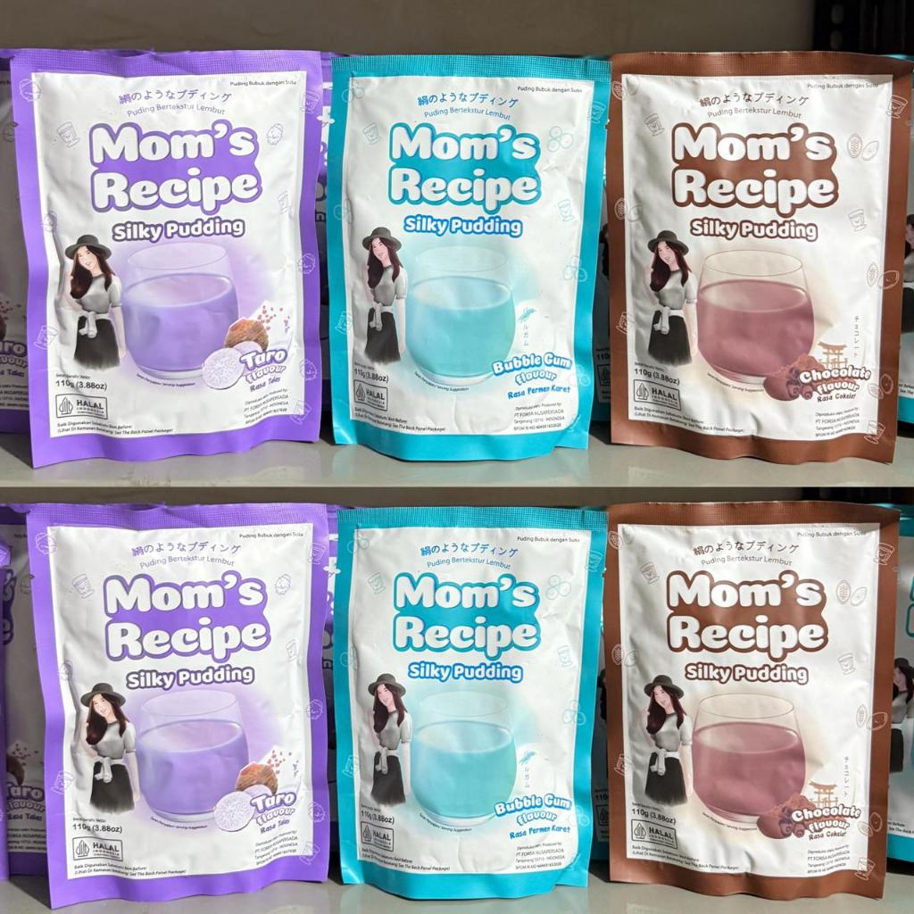 

Mom's Recipe Silky Pudding Pudding 110gr pouch - ALL VARIANT