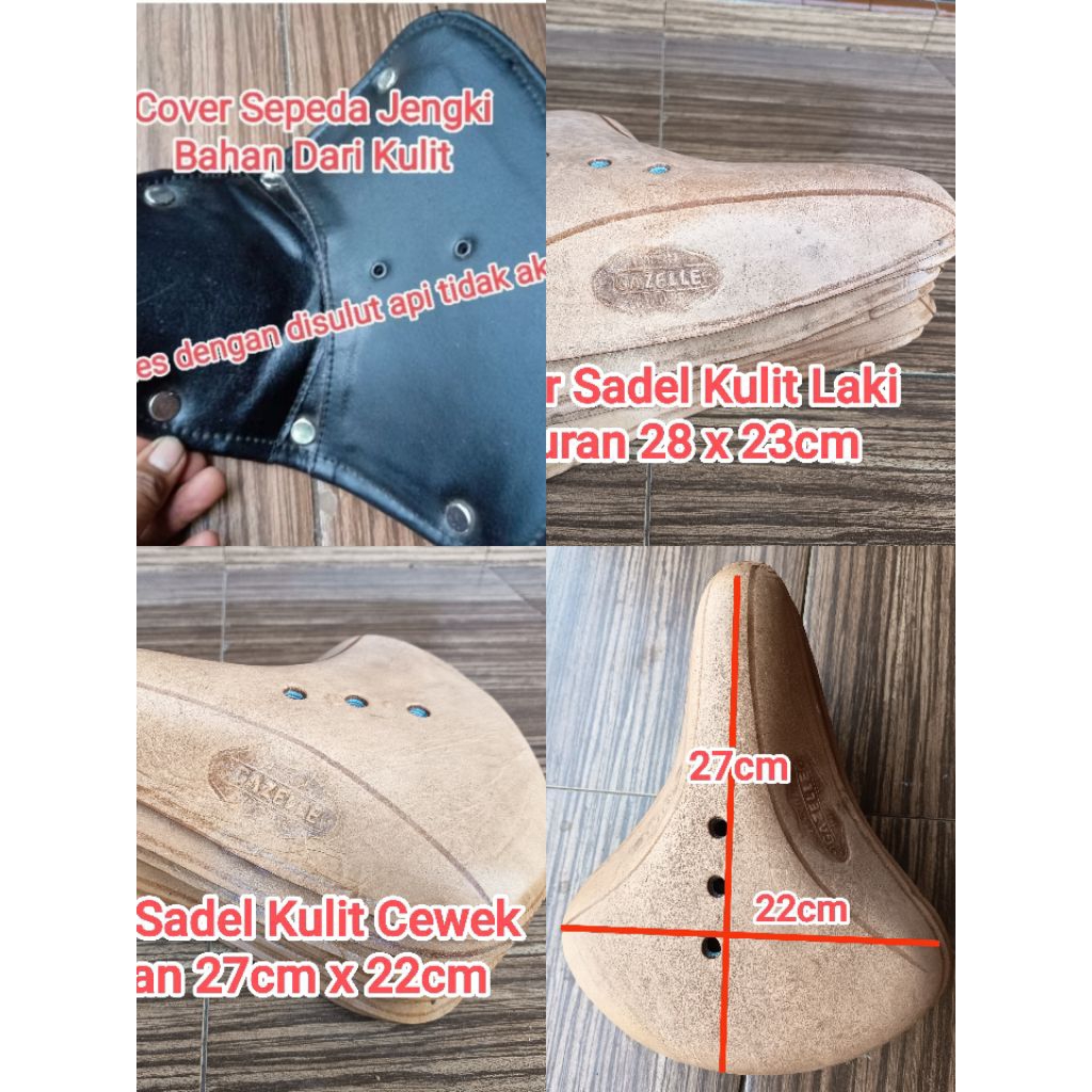 Kulit-cover sadel spd onthel & Jengki