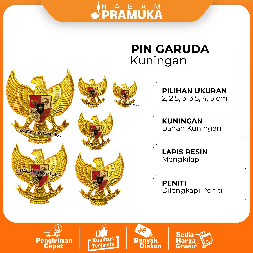 Pin Garuda / Pin Paskibra / Pin Garuda Resin / Pin Garuda Paskibra