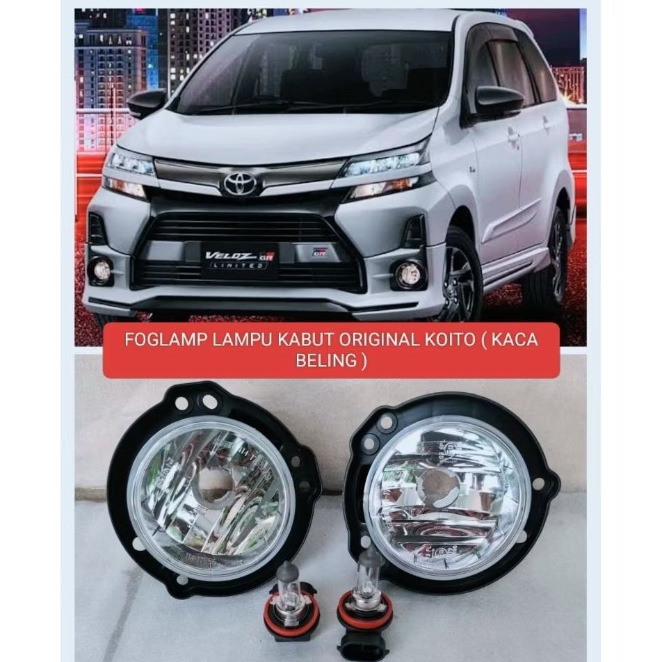 Foglamp Lampu Kabut Original Koito TOYOTA AVANZA 2012 2013 2014 2015 2016 2017 2018 2019