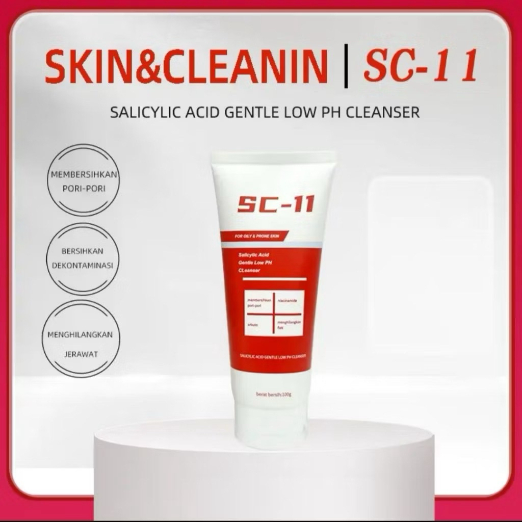 ORIGINAL BPOM SC-II Pembersih Wajah / Sabun Cuci Muka / Face Wash Whitening Tolak kulit kusam Gunaka