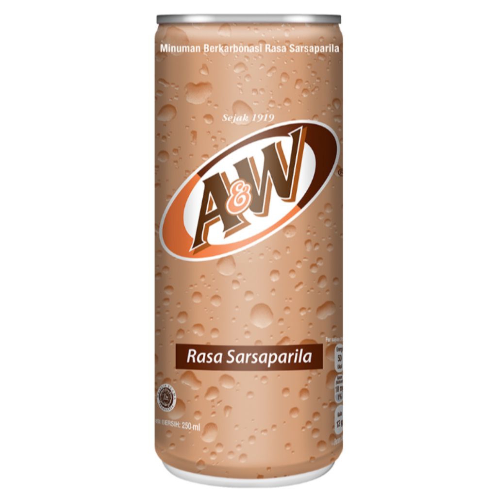 

A&W Soft Drink Sarsaparila Can 250 ml