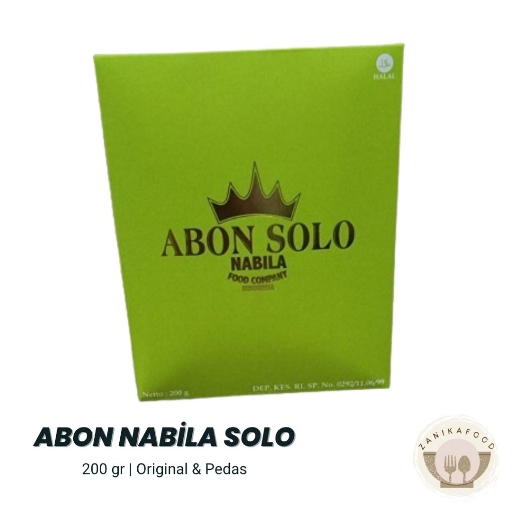 

Abon Sapi Murni Solo Nabila 200gr