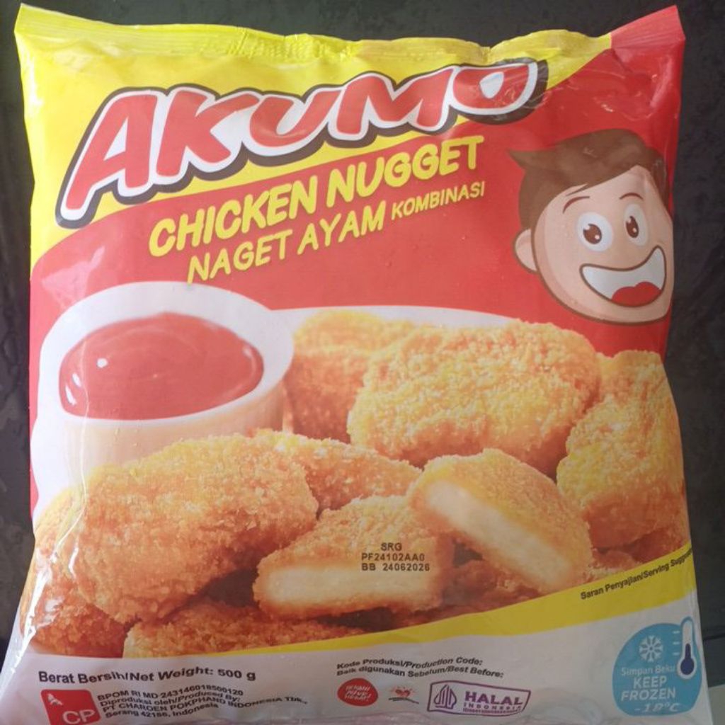 

Akumo nugget ayam 500 gr