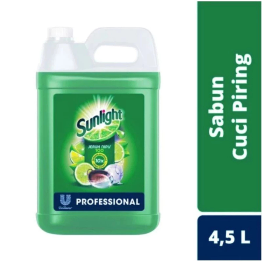 Sunlight Professional Sabun Cuci Piring 5 Liter - Sabun Cuci Piring Berkualitas Ekonomis Sunlight