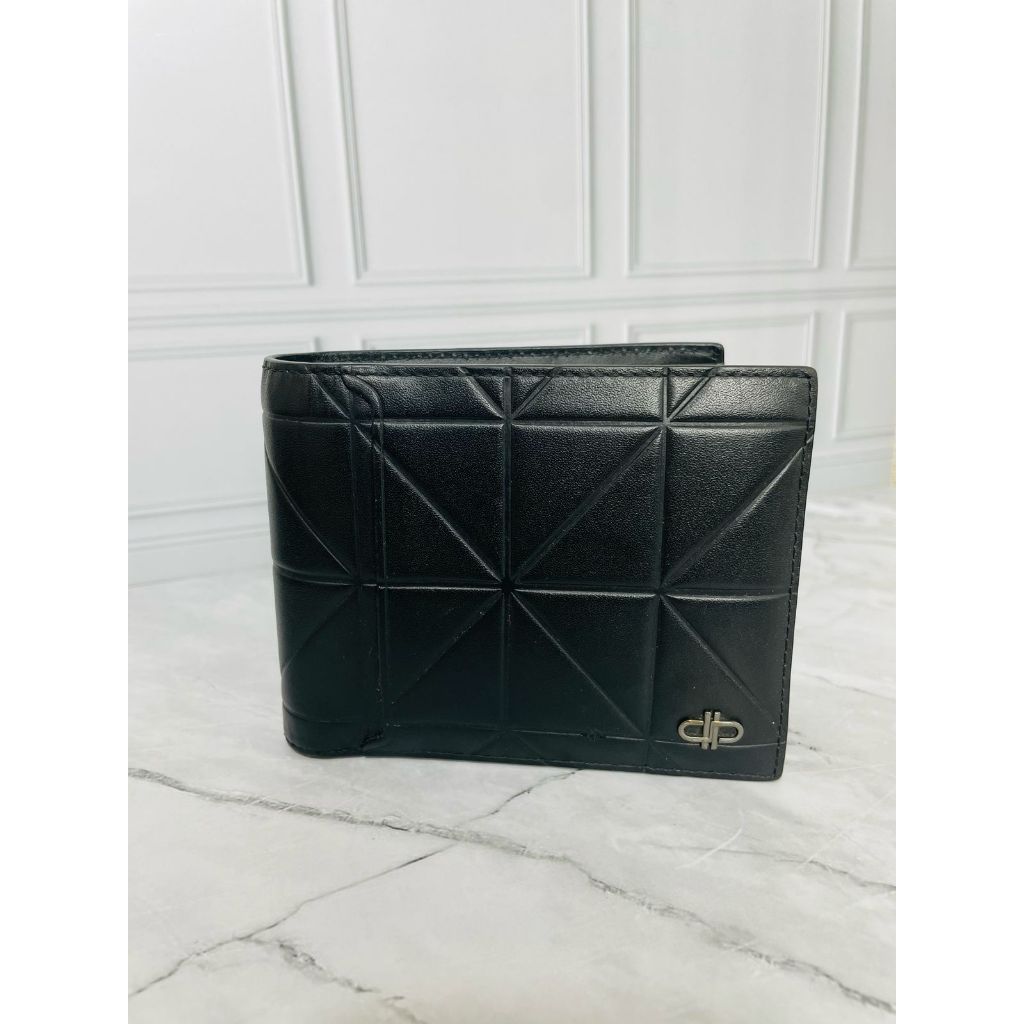 Preloved Pedro Icon Leather Men/Pria Wallet/Dompet in Pixel Black/Hitam 100% Ori