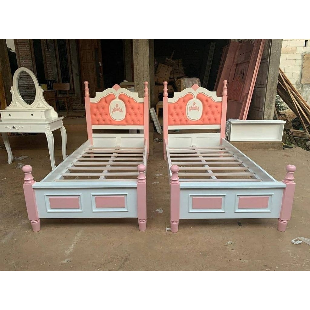 Dipan Tempat Tidur Anak Kayu Jati / Tempat Tidur Kayu Jati Jepara / Dipan Tempat Tidur Anak aestheti