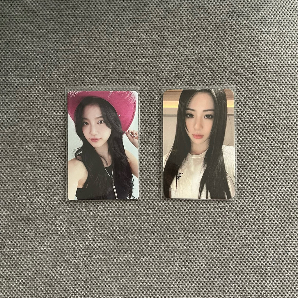kazuha yunjin lesserafim official photocard