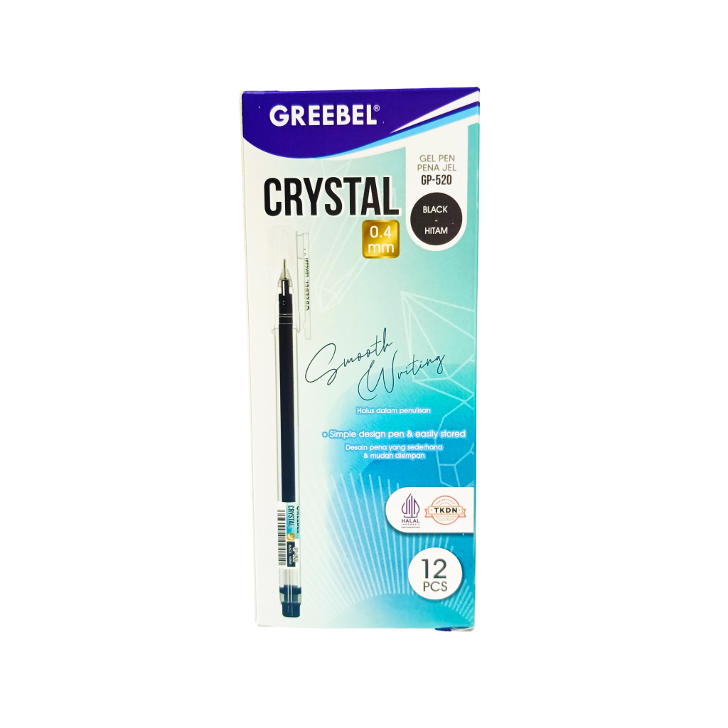 

PULPEN GREEBEL CRYSTAL 0.4 GP-520 ISI 12 PCS / KOTAK