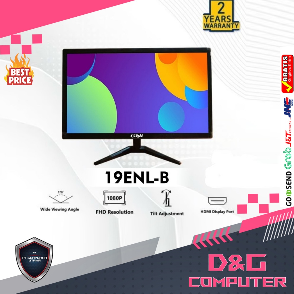 ENLIGHT MONITOR 19ENL-B 19" VA FHD 5ms 75Hz 19 Inch