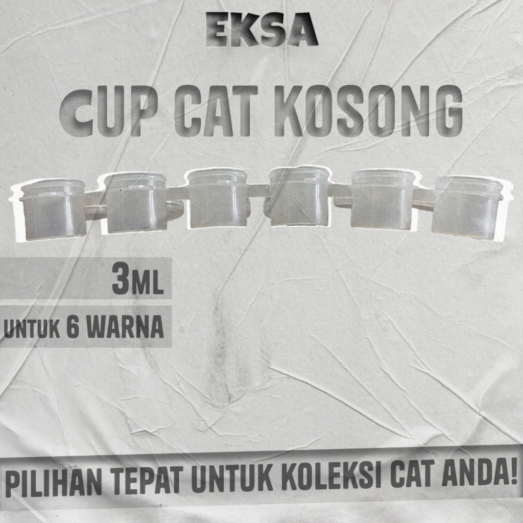 

Wadah Cat Lukis EKSA 3ml Paket 6 Warna Tempat Cat Akrilik