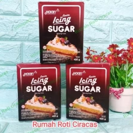 

HAAN FIESTA ICING SUGAR 425GR GULA HALUS HAAN 425 GR MANIS TEPUNG