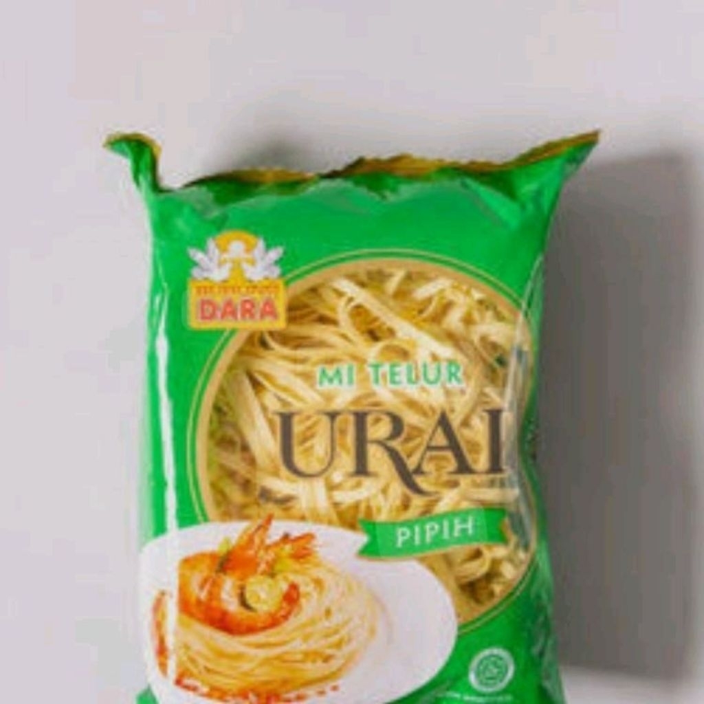 

mie telur urai pipih hijau burung dara 1 dus isi 24