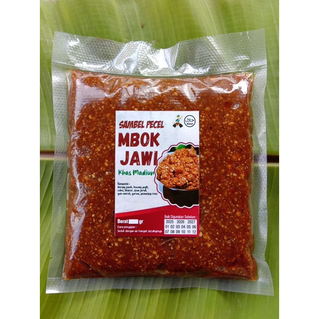 

[ 500 gram ] Sambal pecel mbok jawi khas madiun / sambel kacang / bumbu kacang / sauce peanut