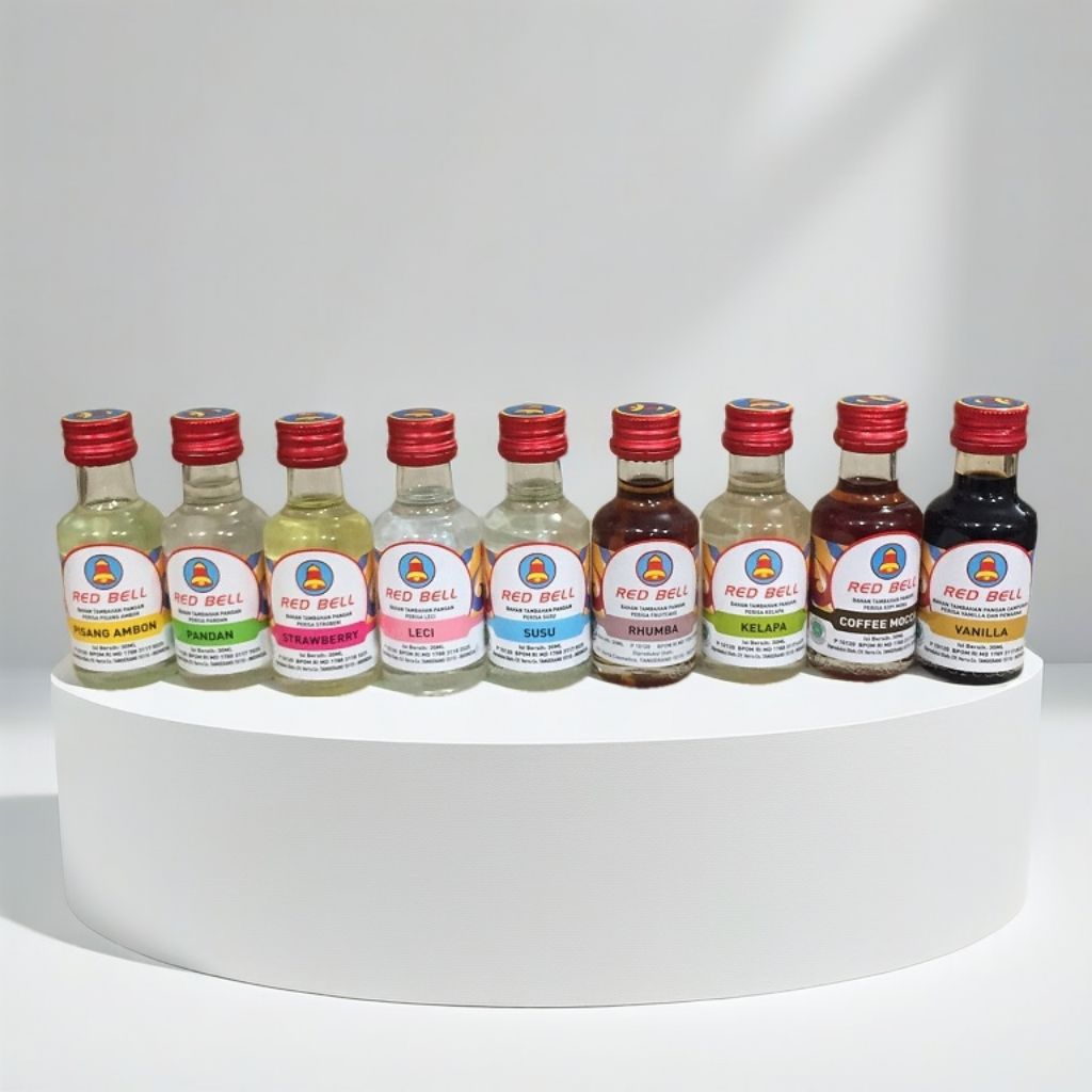 

PERASA ESENCE REDBELL 30 ML AROMA BAHAN KUE REDBELL BOTOL KACA EXP TERUPDATE